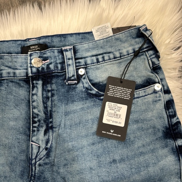 💙TRUE RELIGION Rocco Sn Flap Relaxed Skinny Jean - Picture 7 of 15
